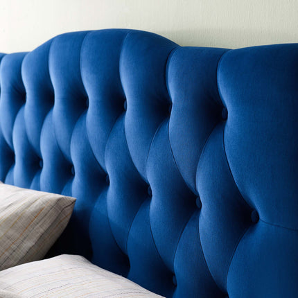 Modway MOD-6129 Annabel Diamond Tufted Performance Velvet Queen Headboard Modway