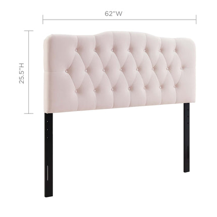 Modway MOD-6129 Annabel Diamond Tufted Performance Velvet Queen Headboard Modway
