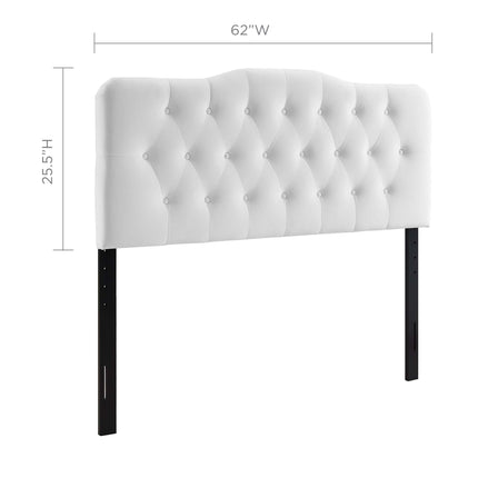 Modway MOD-6129 Annabel Diamond Tufted Performance Velvet Queen Headboard Modway