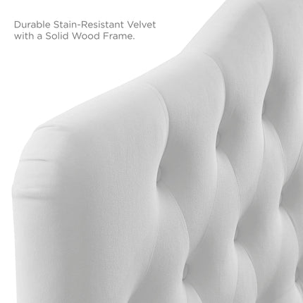 Modway MOD-6129 Annabel Diamond Tufted Performance Velvet Queen Headboard Modway
