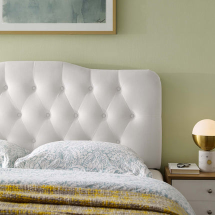 Modway MOD-6129 Annabel Diamond Tufted Performance Velvet Queen Headboard Modway