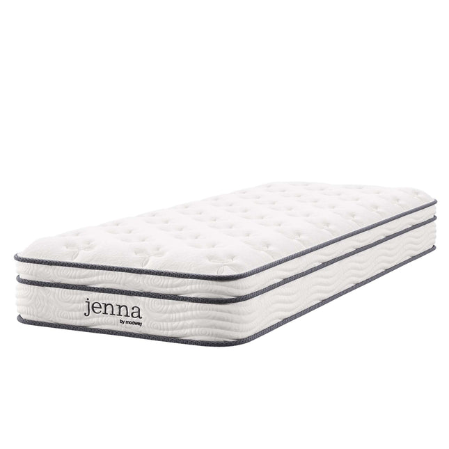 Modway MOD-6132 Jenna 8" Innerspring and Foam Narrow Twin Mattress Modway