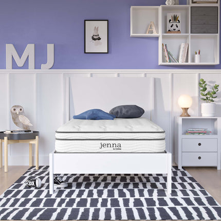Modway MOD-6133 Jenna 8" Innerspring and Foam Twin Mattress Modway