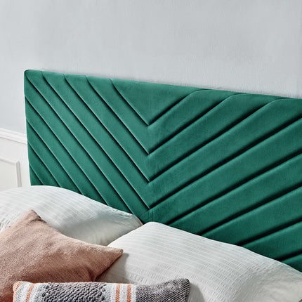 Modway MOD-6143 Alyson Angular Channel Tufted Performance Velvet Twin Headboard Modway