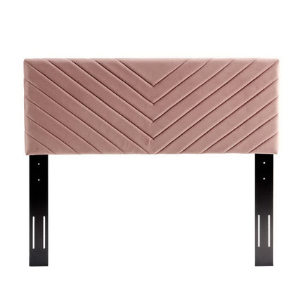 Modway MOD-6144 Alyson Angular Channel Tufted Performance Velvet Full / Queen Headboard Modway