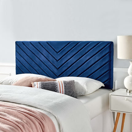 Modway MOD-6144 Alyson Angular Channel Tufted Performance Velvet Full / Queen Headboard Modway