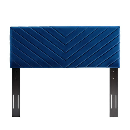 Modway MOD-6144 Alyson Angular Channel Tufted Performance Velvet Full / Queen Headboard Modway