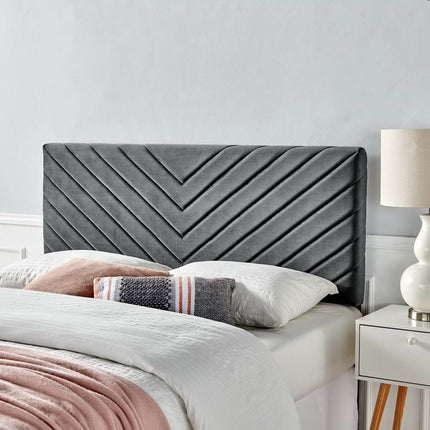Modway MOD-6145 Alyson Angular Channel Tufted Performance Velvet King / California King Headboard Modway