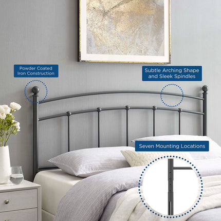 Modway MOD-6156 Abigail Metal Twin Headboard Modway