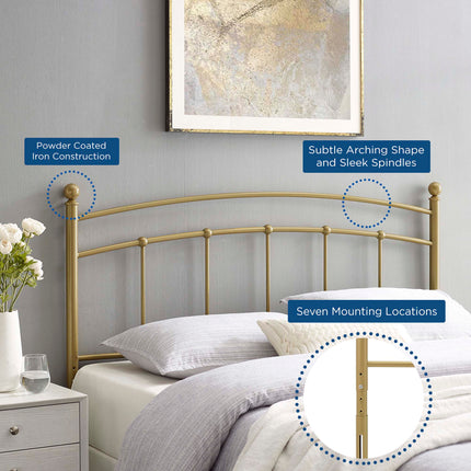 Modway MOD-6158 Abigail Metal Queen Headboard Modway