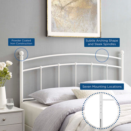 Modway MOD-6158 Abigail Metal Queen Headboard Modway