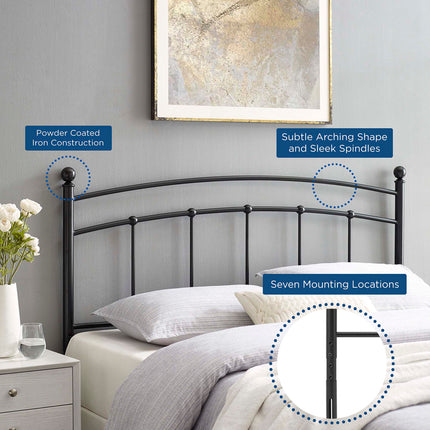 Modway MOD-6159 Abigail Metal King Headboard Modway