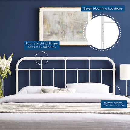 Modway MOD-6160 Alessia Metal Twin Headboard Modway
