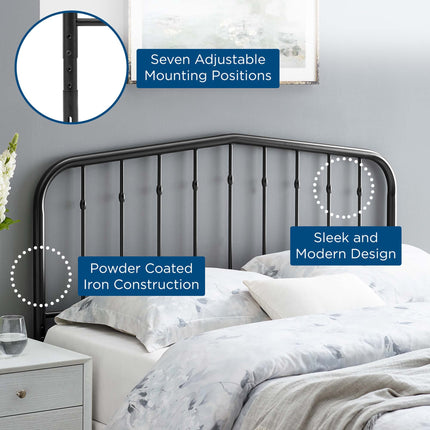 Modway MOD-6166 Lennon Metal Queen Headboard Modway