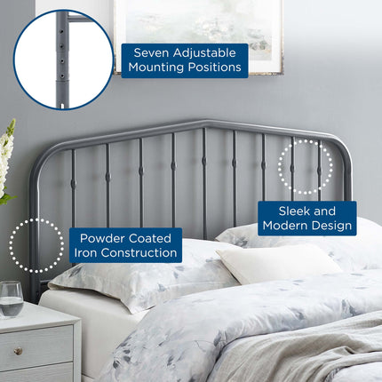 Modway MOD-6166 Lennon Metal Queen Headboard Modway