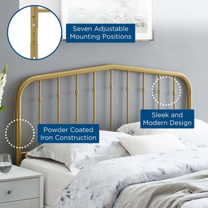 Modway MOD-6167 Lennon Metal King Headboard Modway