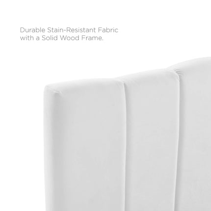 Modway MOD-6182 Camilla Channel Tufted Performance Velvet Full/Queen Headboard Modway