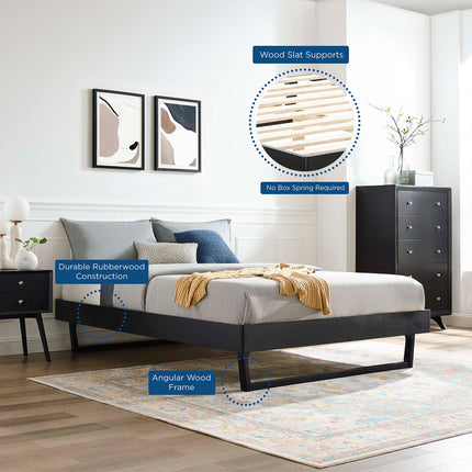 Modway MOD-6213 Billie Wood Full Platform Bed Frame Modway