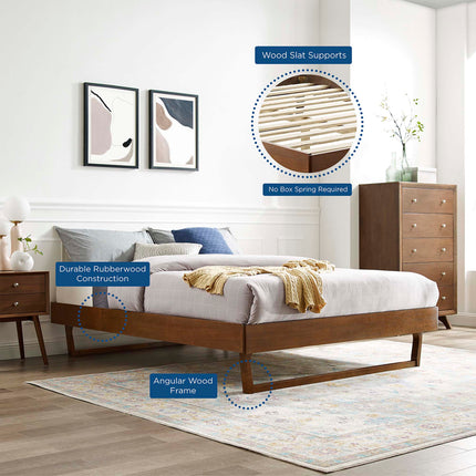 Modway MOD-6213 Billie Wood Full Platform Bed Frame Modway