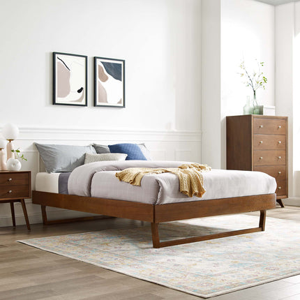 Modway MOD-6215 Billie Wood King Platform Bed Frame Modway