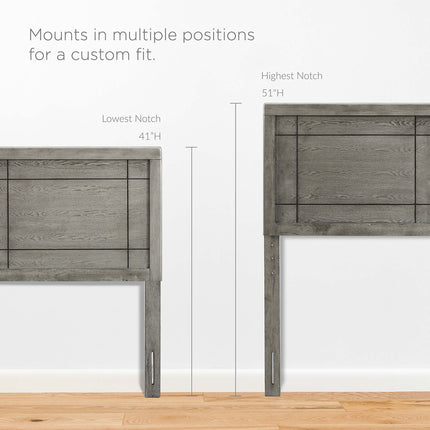 Modway MOD-6222 Archie Wood Queen Headboard Modway