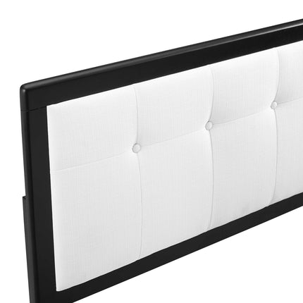 Modway MOD-6224 Draper Tufted Fabric and Wood Twin Headboard Modway