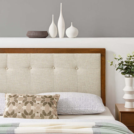 Modway MOD-6225 Draper Tufted Fabric and Wood Full Headboard Modway