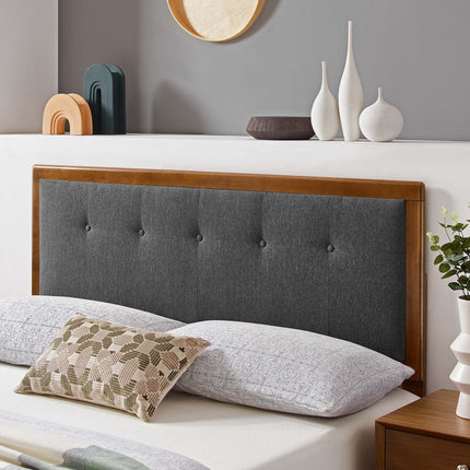 Modway MOD-6225 Draper Tufted Fabric and Wood Full Headboard Modway