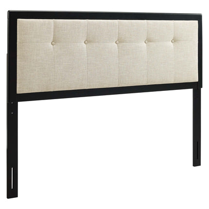 Modway MOD-6226 Draper Tufted Fabric and Wood Queen Headboard Modway