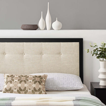 Modway MOD-6226 Draper Tufted Fabric and Wood Queen Headboard Modway