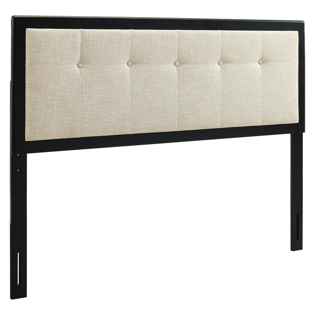 Modway MOD-6227 Draper Tufted Fabric and Wood King Headboard Modway