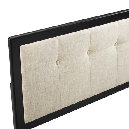 Modway MOD-6227 Draper Tufted Fabric and Wood King Headboard Modway
