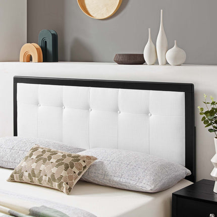 Modway MOD-6227 Draper Tufted Fabric and Wood King Headboard Modway