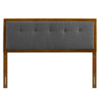 Walnut Charcoal / Fabric and Wood