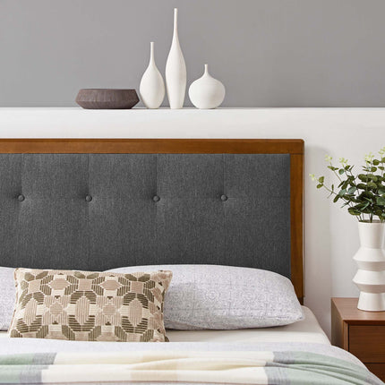 Modway MOD-6227 Draper Tufted Fabric and Wood King Headboard Modway