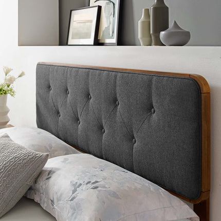 Modway MOD-6232 Collins Tufted Fabric and Wood Twin Headboard Modway