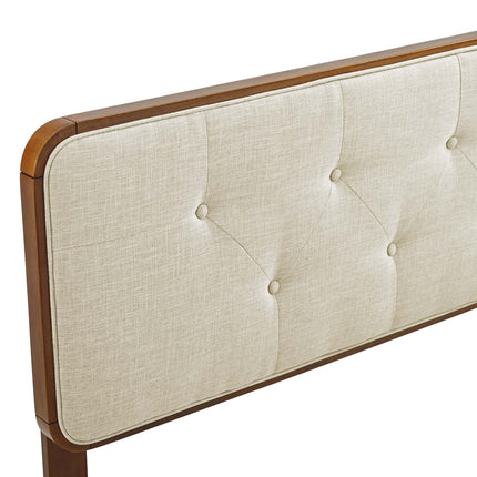 Modway MOD-6233 Collins Tufted Fabric and Wood Full Headboard Modway