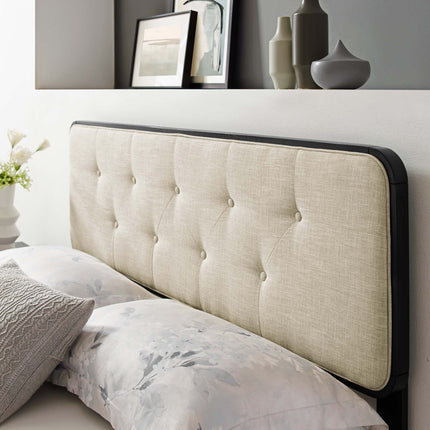 Modway MOD-6234 Collins Tufted Fabric and Wood Queen Headboard Modway