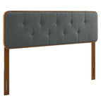Walnut Charcoal / Fabric and Wood