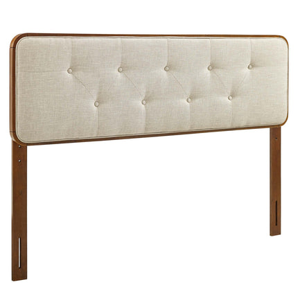 Modway MOD-6235 Collins Tufted Fabric and Wood King Headboard Modway