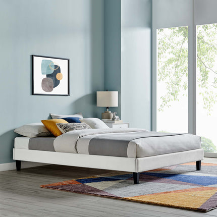 Modway MOD-6264 Reign Performance Velvet Twin Platform Bed Frame Modway