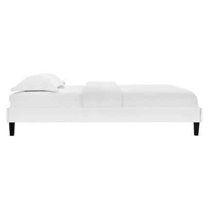Modway MOD-6756 Gwyneth Tufted Performance Velvet Twin Platform Bed Modway