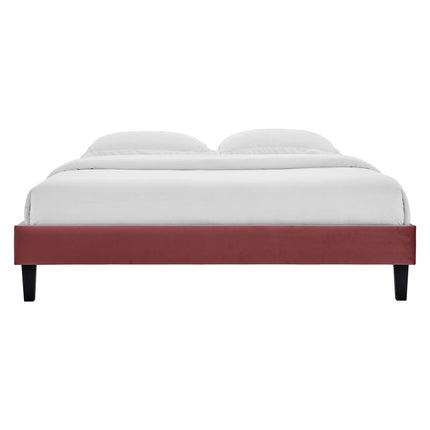 Modway MOD-6266 Reign Performance Velvet Queen Platform Bed Frame Modway
