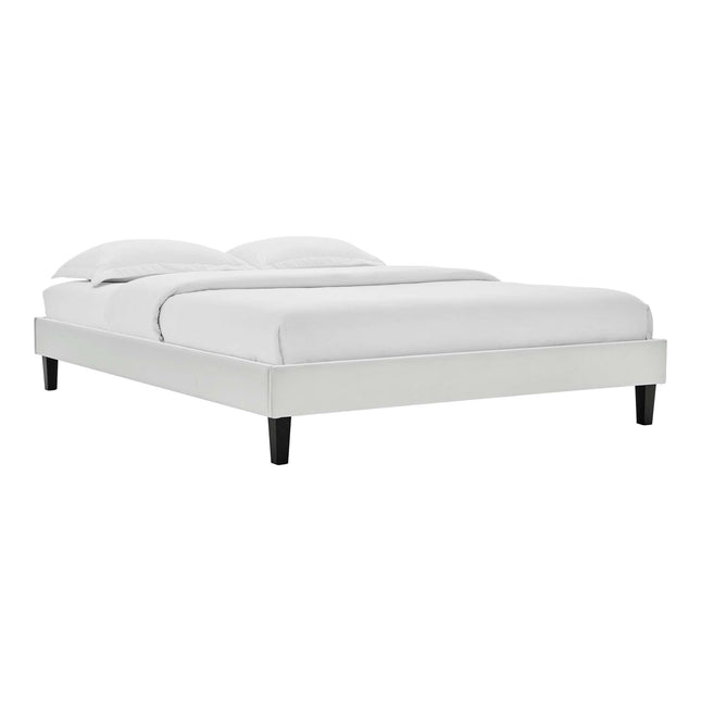 Modway MOD-6266 Reign Performance Velvet Queen Platform Bed Frame Modway