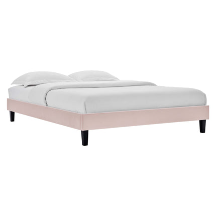 Modway MOD-6266 Reign Performance Velvet Queen Platform Bed Frame Modway
