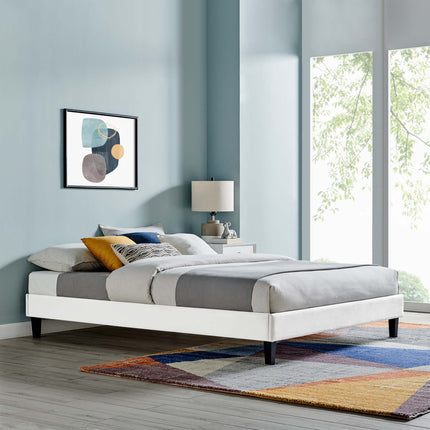 Modway MOD-6267 Reign Performance Velvet King Platform Bed Frame Modway