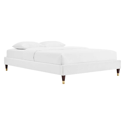 Modway MOD-6270 Harlow Performance Velvet Queen Platform Bed Frame Modway