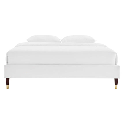 Modway MOD-6270 Harlow Performance Velvet Queen Platform Bed Frame Modway