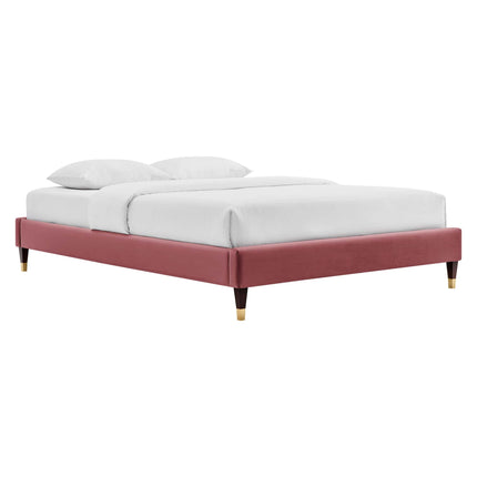 Modway MOD-6271 Harlow Performance Velvet King Platform Bed Frame Modway