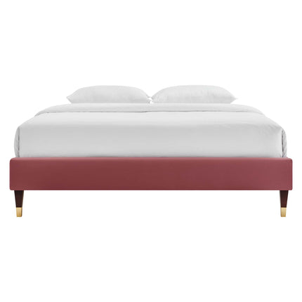 Modway MOD-6271 Harlow Performance Velvet King Platform Bed Frame Modway